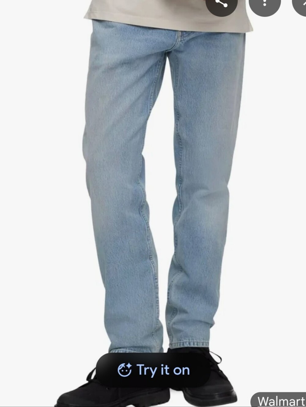 NWT Calvin Klein Men's Slim-Straight Fit Stretch Jeans Light Wash